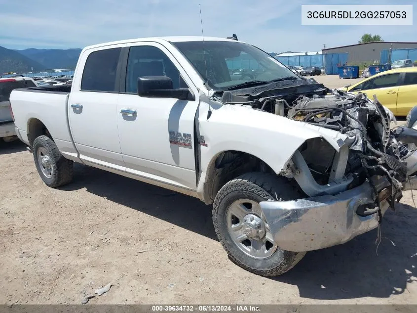 2016 Ram 2500 Slt VIN: 3C6UR5DL2GG257053 Lot: 39634732