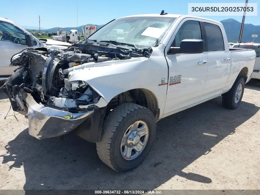 2016 Ram 2500 Slt VIN: 3C6UR5DL2GG257053 Lot: 39634732