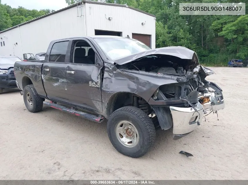 2016 Ram 2500 Big Horn VIN: 3C6UR5DL9GG148007 Lot: 39653634