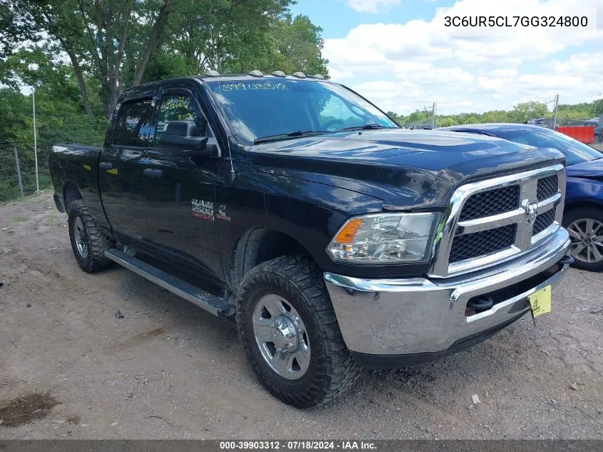 2016 Ram 2500 Tradesman VIN: 3C6UR5CL7GG324800 Lot: 39903312