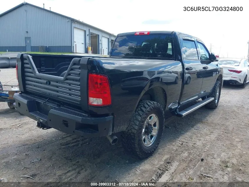 2016 Ram 2500 Tradesman VIN: 3C6UR5CL7GG324800 Lot: 39903312