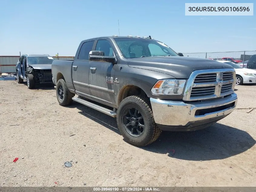 2016 Ram 2500 Big Horn VIN: 3C6UR5DL9GG106596 Lot: 39945190