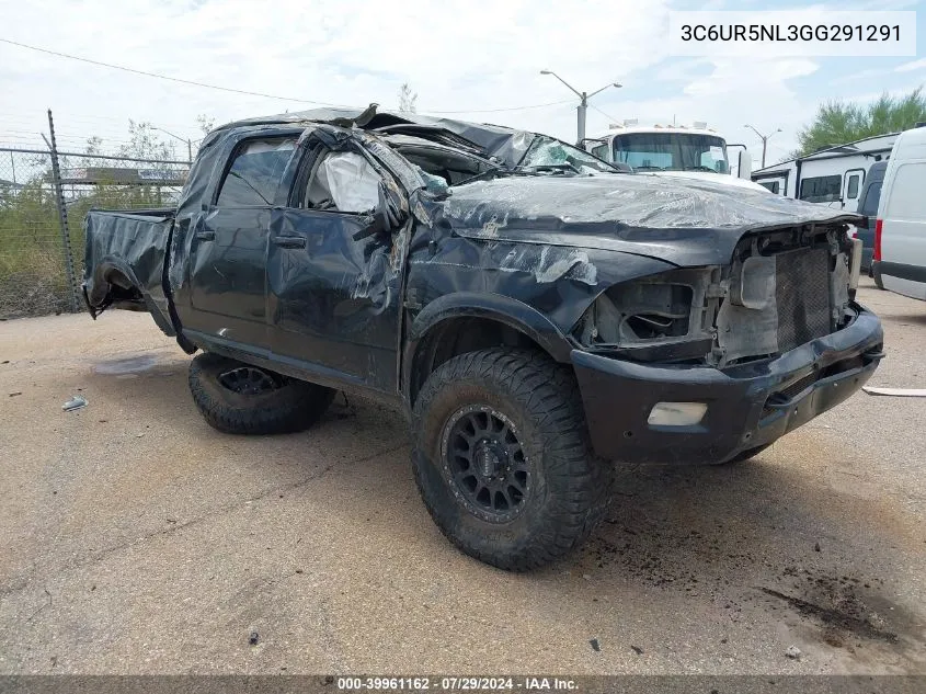 2016 Ram 2500 Laramie VIN: 3C6UR5NL3GG291291 Lot: 39961162