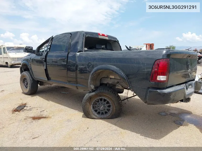 2016 Ram 2500 Laramie VIN: 3C6UR5NL3GG291291 Lot: 39961162