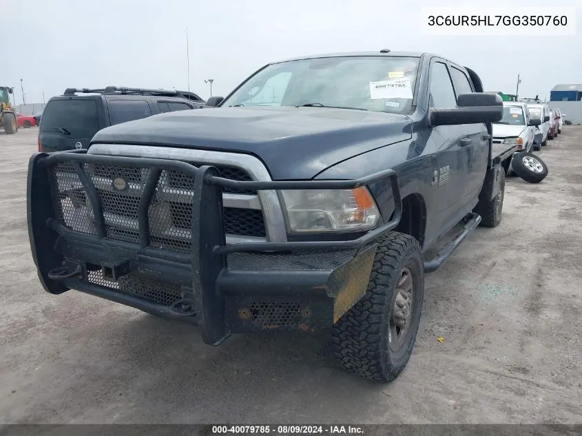 3C6UR5HL7GG350760 2016 Ram 2500 Tradesman