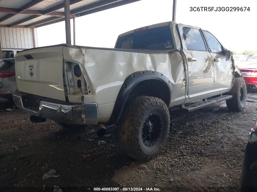 2016 Ram 2500 Laramie Power Wagon VIN: 3C6TR5FJ3GG299674 Lot: 40083397