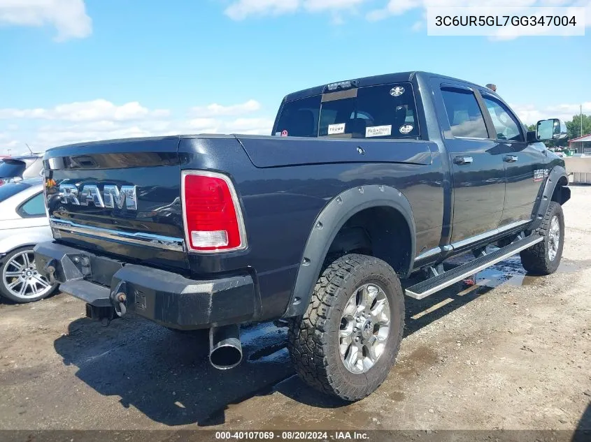 3C6UR5GL7GG347004 2016 Ram 2500 Longhorn Limited