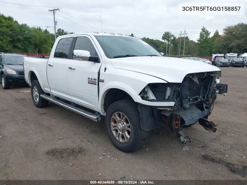 2016 Ram 2500 Laramie VIN: 3C6TR5FT6GG158857 Lot: 40344658