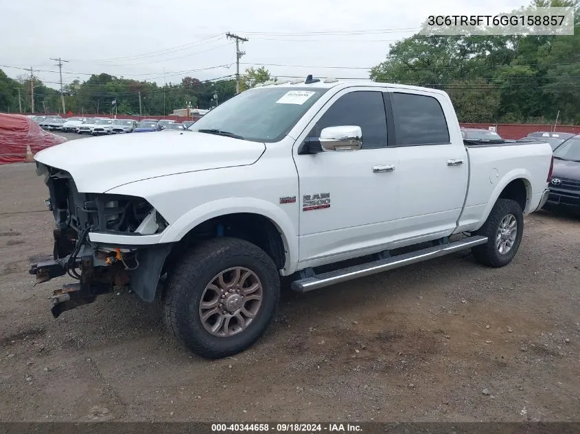 2016 Ram 2500 Laramie VIN: 3C6TR5FT6GG158857 Lot: 40344658