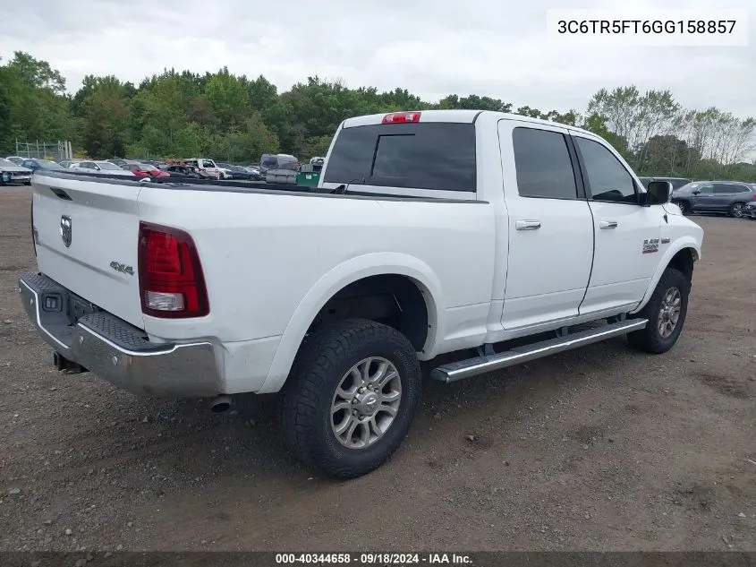 2016 Ram 2500 Laramie VIN: 3C6TR5FT6GG158857 Lot: 40344658