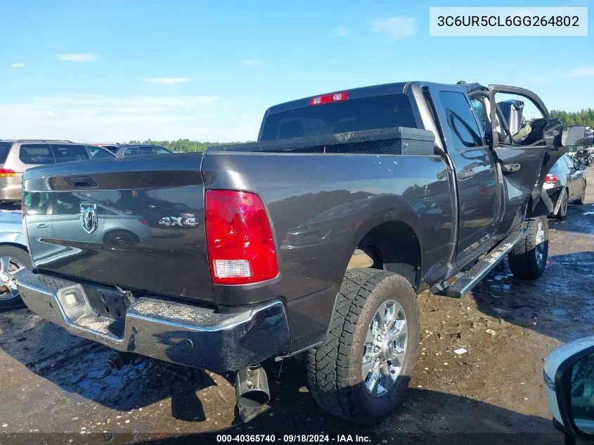 2016 Ram 2500 Tradesman VIN: 3C6UR5CL6GG264802 Lot: 40365740