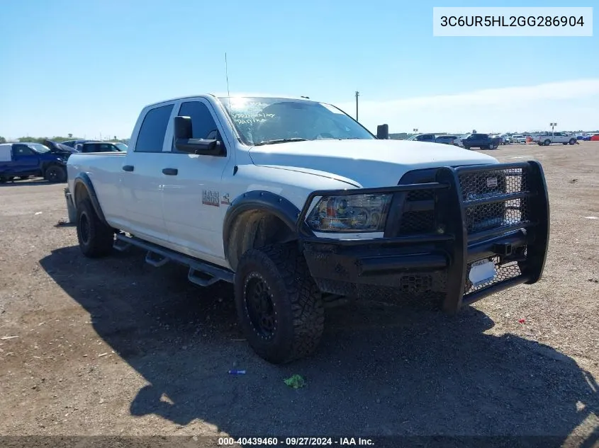 2016 Ram 2500 Tradesman VIN: 3C6UR5HL2GG286904 Lot: 40439460