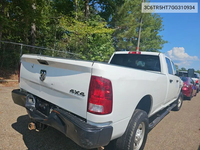 2016 Ram 2500 Tradesman VIN: 3C6TR5HT7GG310934 Lot: 40460828