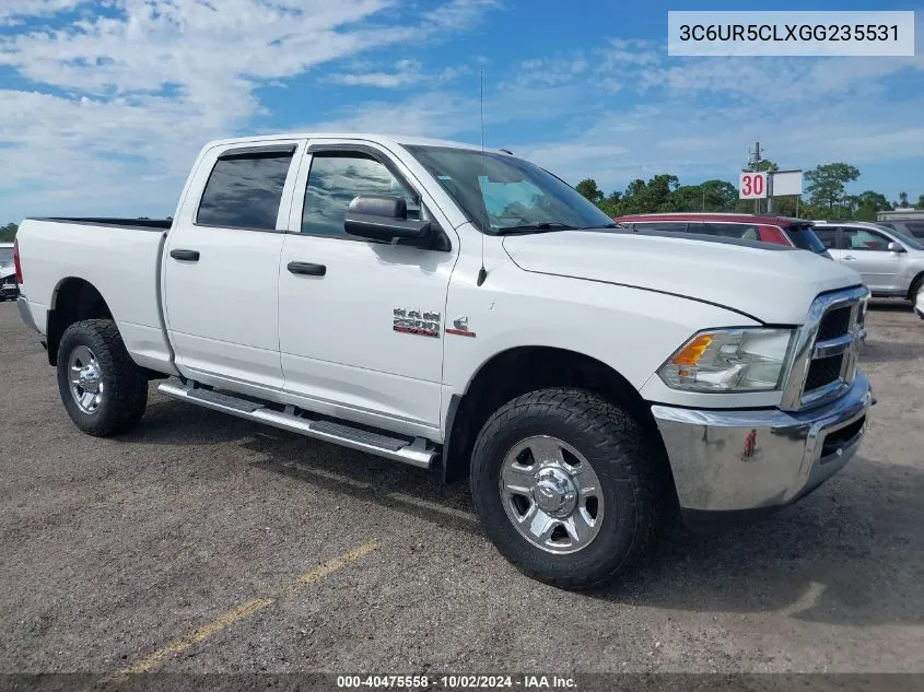 2016 Ram 2500 Tradesman VIN: 3C6UR5CLXGG235531 Lot: 40475558