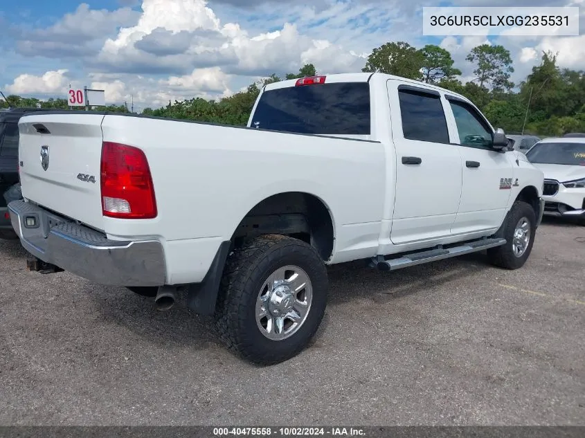 2016 Ram 2500 Tradesman VIN: 3C6UR5CLXGG235531 Lot: 40475558