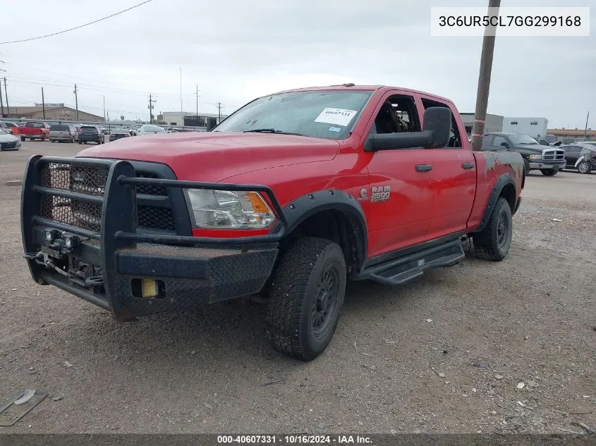 2016 Ram 2500 Tradesman VIN: 3C6UR5CL7GG299168 Lot: 40607331