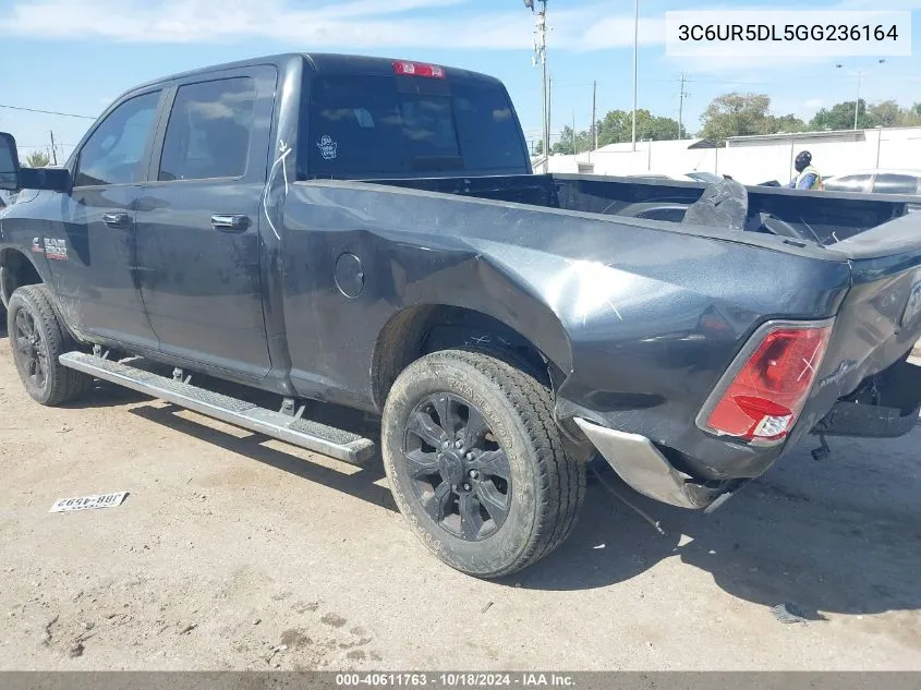 2016 Ram 2500 Lone Star VIN: 3C6UR5DL5GG236164 Lot: 40611763