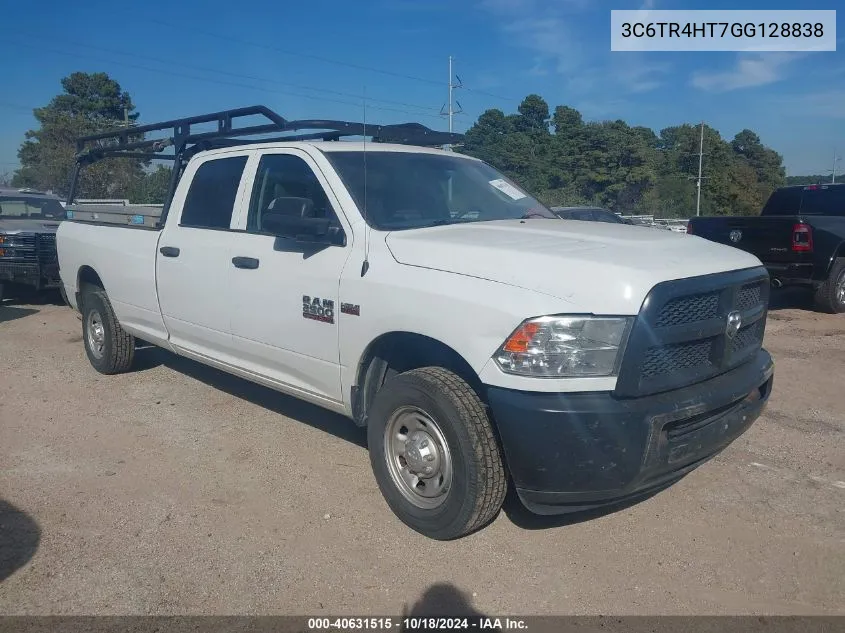 2016 Ram 2500 Tradesman VIN: 3C6TR4HT7GG128838 Lot: 40631515