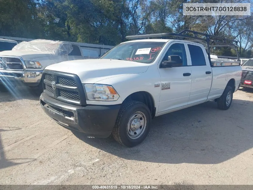 2016 Ram 2500 Tradesman VIN: 3C6TR4HT7GG128838 Lot: 40631515