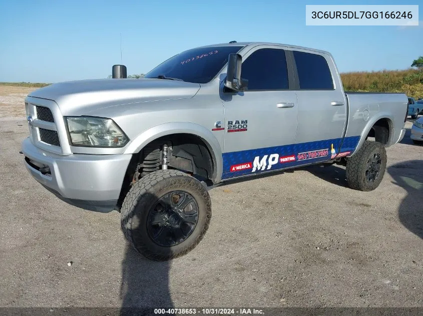 2016 Ram 2500 Slt VIN: 3C6UR5DL7GG166246 Lot: 40738653