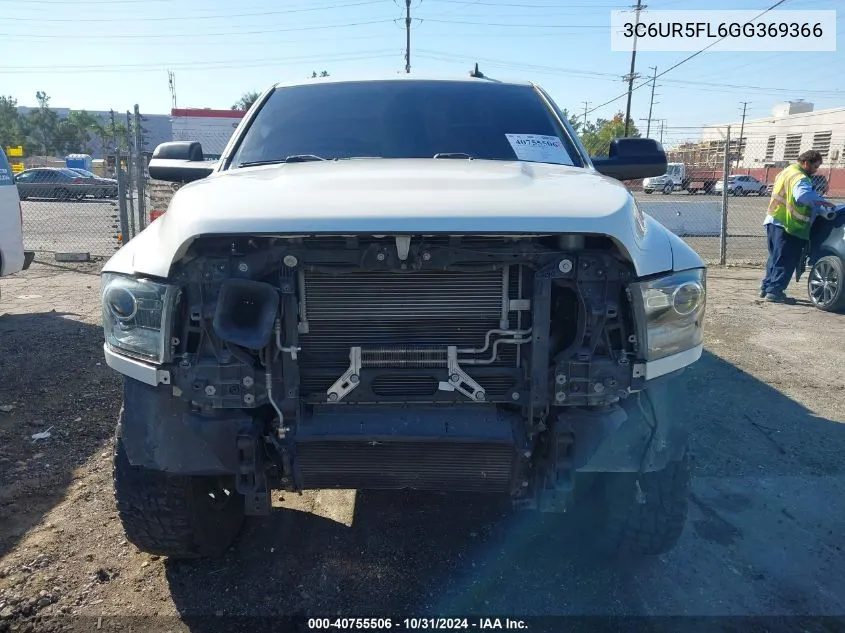 2016 Ram 2500 Laramie VIN: 3C6UR5FL6GG369366 Lot: 40755506