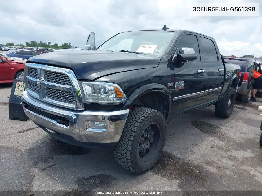 3C6UR5FJ4HG561398 2017 Ram 2500 Laramie 4X4 6'4 Box