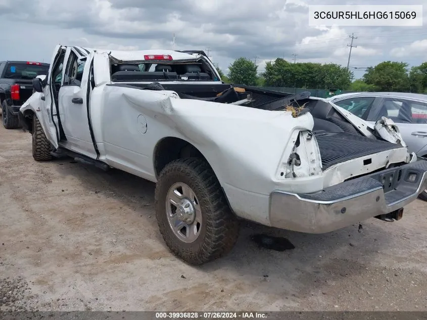 2017 Ram 2500 Tradesman 4X4 8' Box VIN: 3C6UR5HL6HG615069 Lot: 39936828