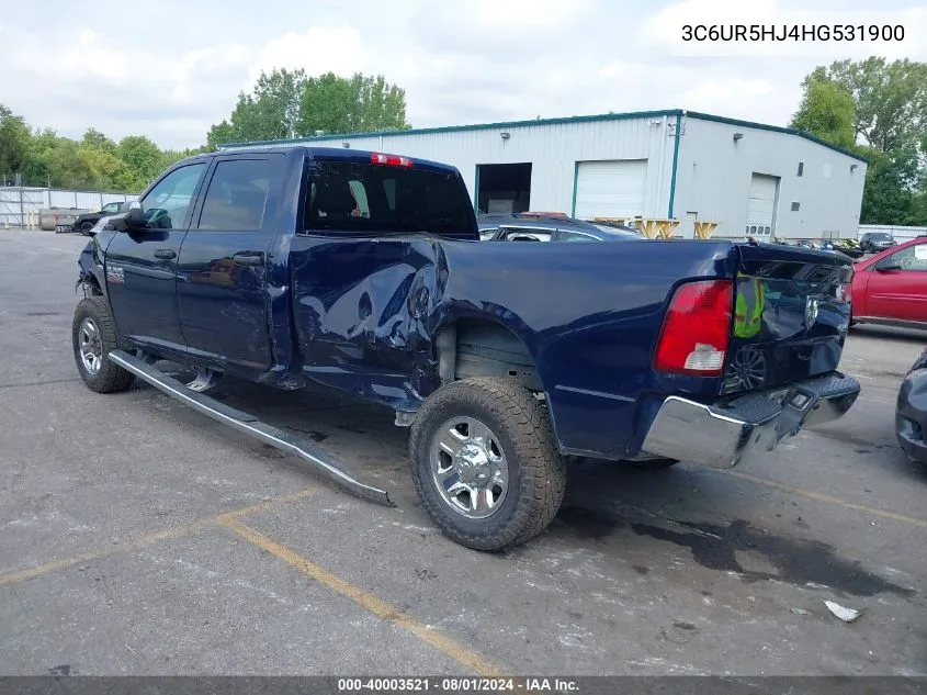 3C6UR5HJ4HG531900 2017 Ram 2500 Tradesman 4X4 8' Box