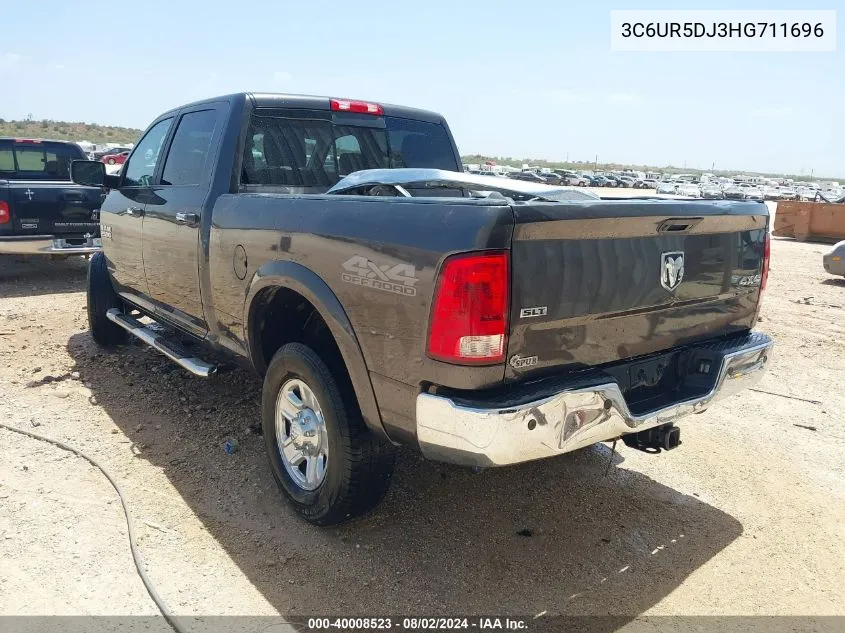 3C6UR5DJ3HG711696 2017 Ram 2500 Slt 4X4 6'4 Box