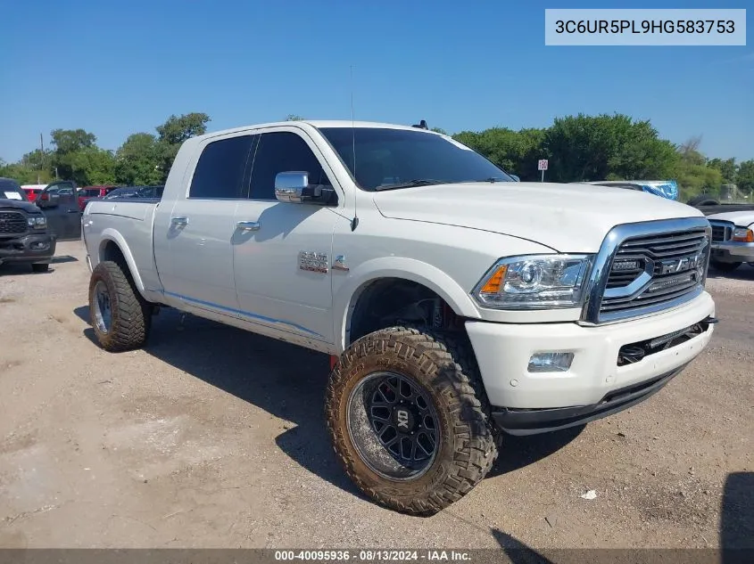 2017 Ram 2500 Limited Mega Cab 4X4 6'4 Box VIN: 3C6UR5PL9HG583753 Lot: 40095936