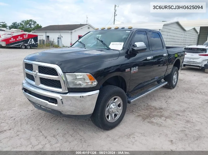 2017 Ram 2500 St VIN: 3C6UR5CJ3HG625094 Lot: 40151326