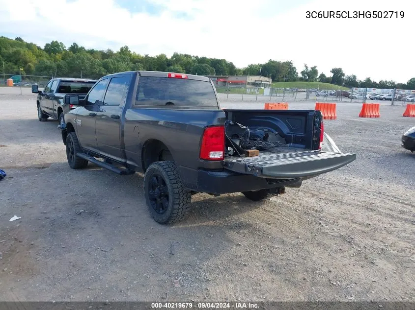 3C6UR5CL3HG502719 2017 Ram 2500 Tradesman 4X4 6'4 Box