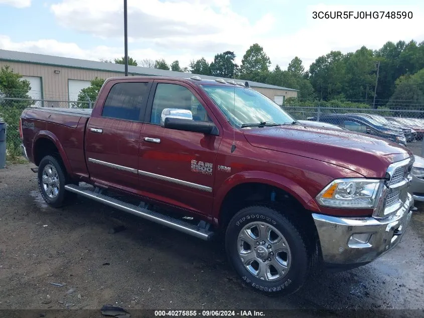 3C6UR5FJ0HG748590 2017 Ram 2500 Laramie 4X4 6'4 Box