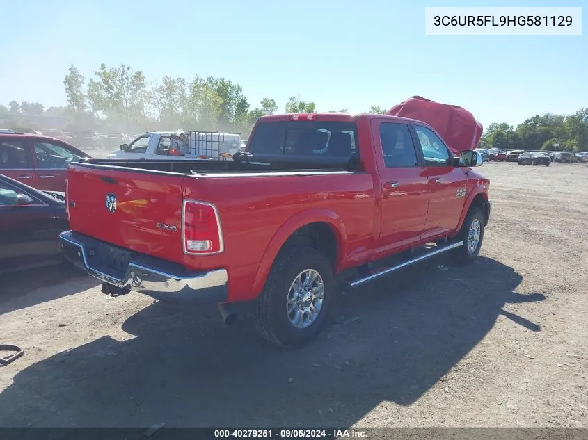 3C6UR5FL9HG581129 2017 Ram 2500 Laramie 4X4 6'4 Box