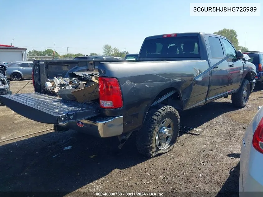 3C6UR5HJ8HG725989 2017 Ram 2500 Tradesman 4X4 8' Box