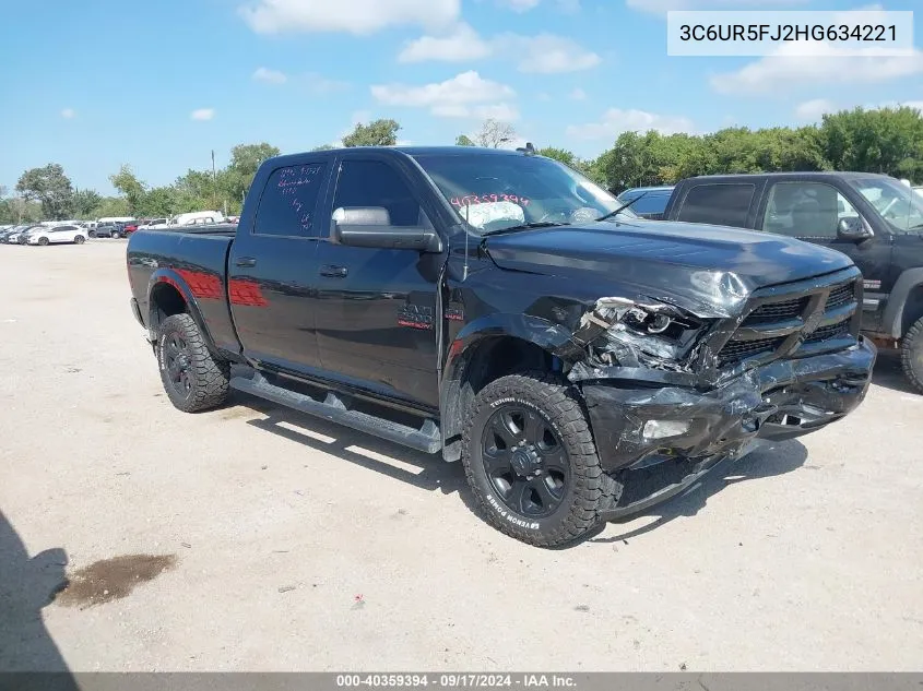 2017 Ram 2500 Laramie 4X4 6'4 Box VIN: 3C6UR5FJ2HG634221 Lot: 40359394