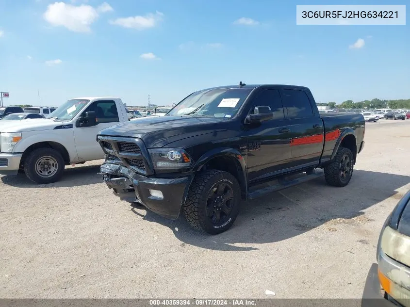 3C6UR5FJ2HG634221 2017 Ram 2500 Laramie 4X4 6'4 Box