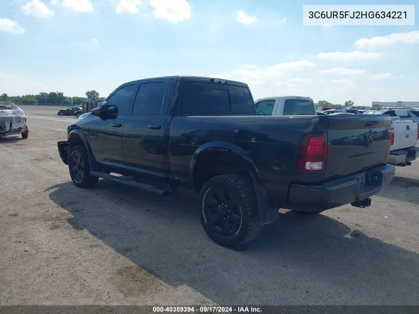 2017 Ram 2500 Laramie 4X4 6'4 Box VIN: 3C6UR5FJ2HG634221 Lot: 40359394