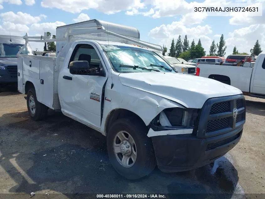 3C7WR4AJ3HG724631 2017 Ram 2500 Tradesman Regular Cab 4X2 8' Box