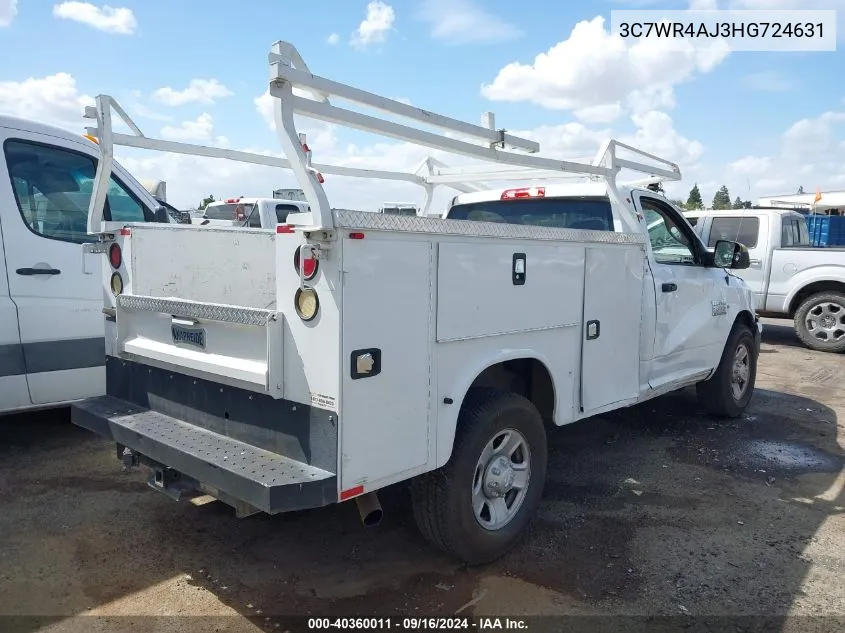 3C7WR4AJ3HG724631 2017 Ram 2500 Tradesman Regular Cab 4X2 8' Box