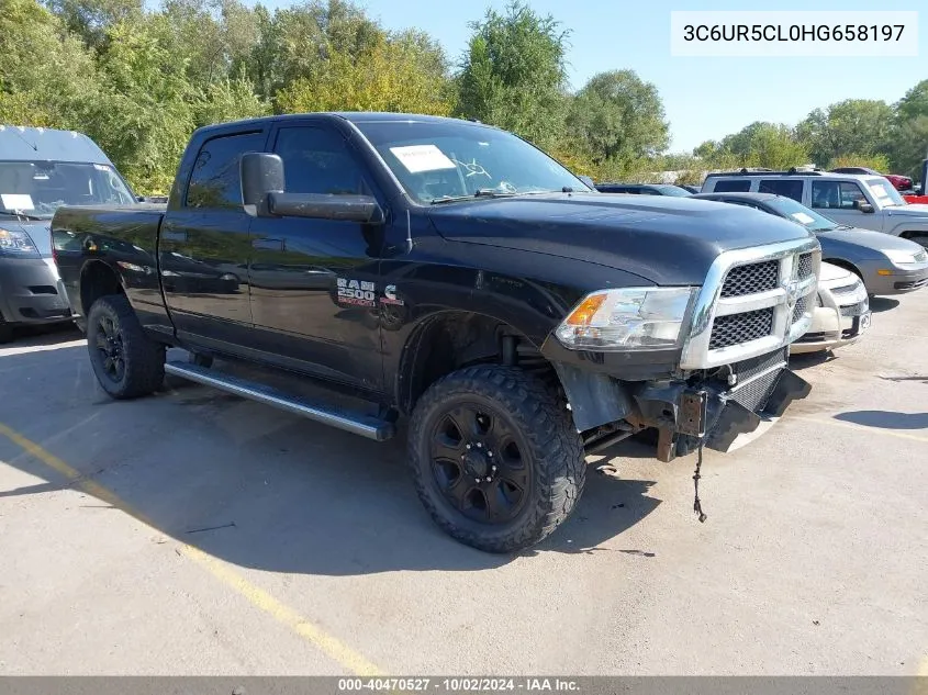 2017 Ram 2500 Tradesman 4X4 6'4 Box VIN: 3C6UR5CL0HG658197 Lot: 40470527