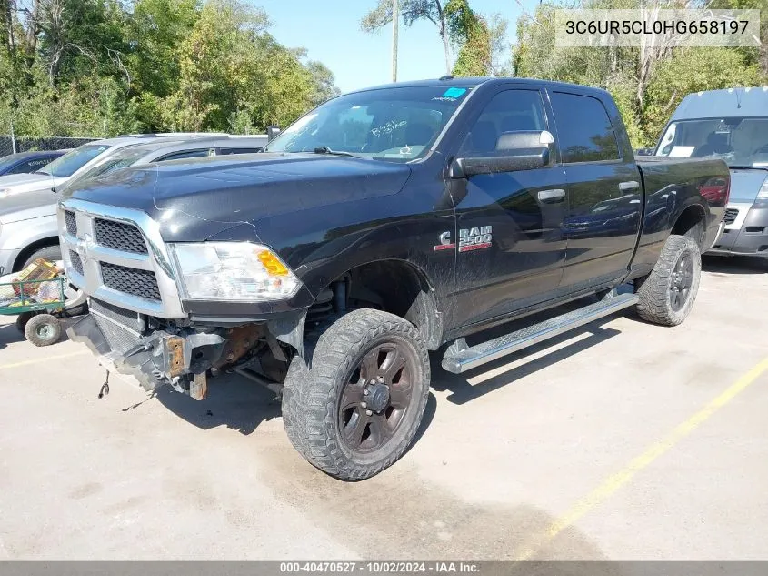 2017 Ram 2500 Tradesman 4X4 6'4 Box VIN: 3C6UR5CL0HG658197 Lot: 40470527