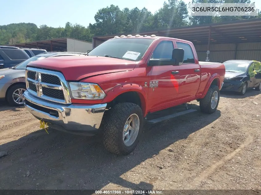 2017 Ram 2500 St VIN: 3C6UR5CL6HG706236 Lot: 40517988