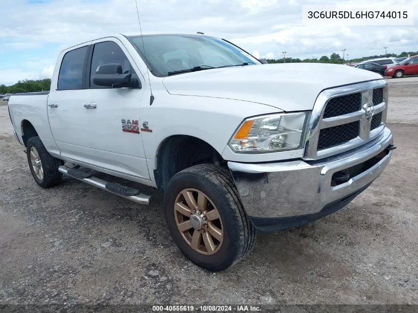 2017 Ram 2500 Slt 4X4 6'4 Box VIN: 3C6UR5DL6HG744015 Lot: 40555619