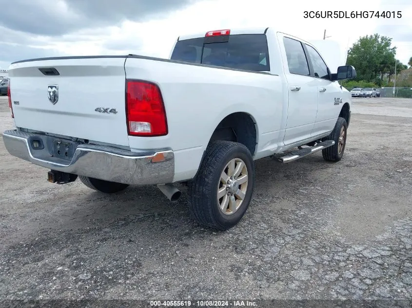 2017 Ram 2500 Slt 4X4 6'4 Box VIN: 3C6UR5DL6HG744015 Lot: 40555619