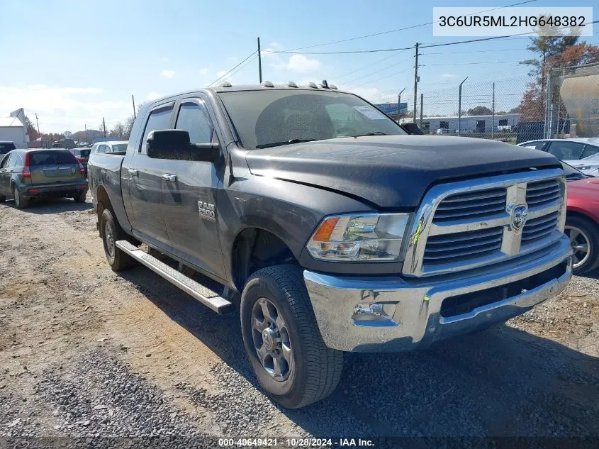 3C6UR5ML2HG648382 2017 Ram 2500 Big Horn Mega Cab 4X4 6'4 Box