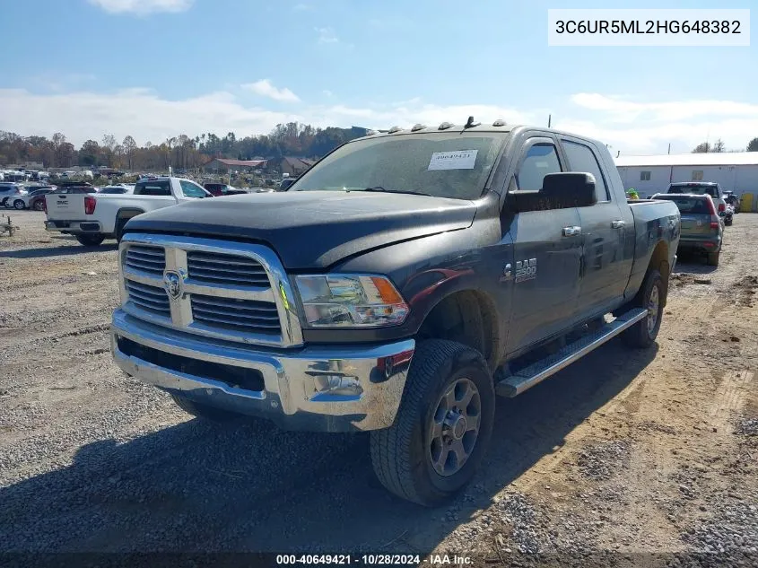 3C6UR5ML2HG648382 2017 Ram 2500 Big Horn Mega Cab 4X4 6'4 Box