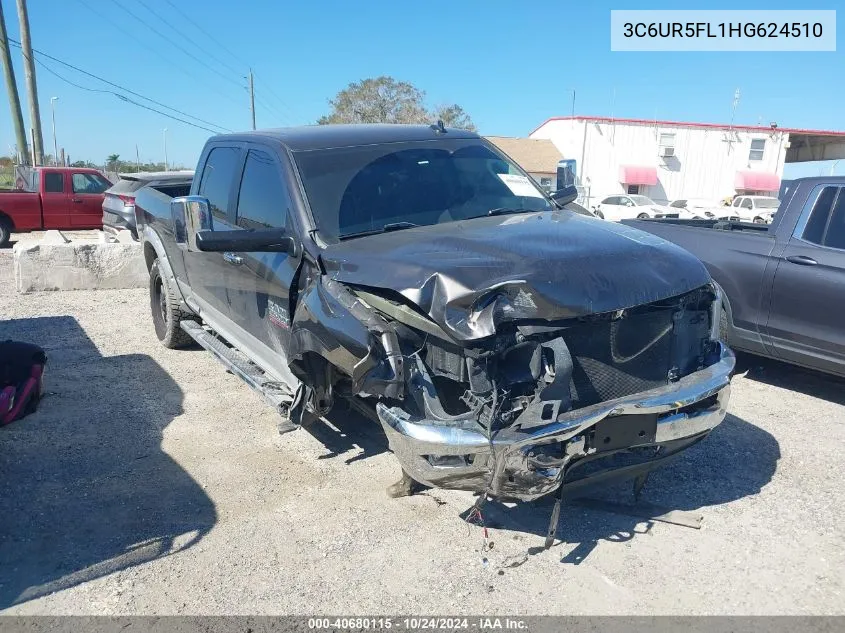 2017 Ram 2500 Laramie VIN: 3C6UR5FL1HG624510 Lot: 40680115