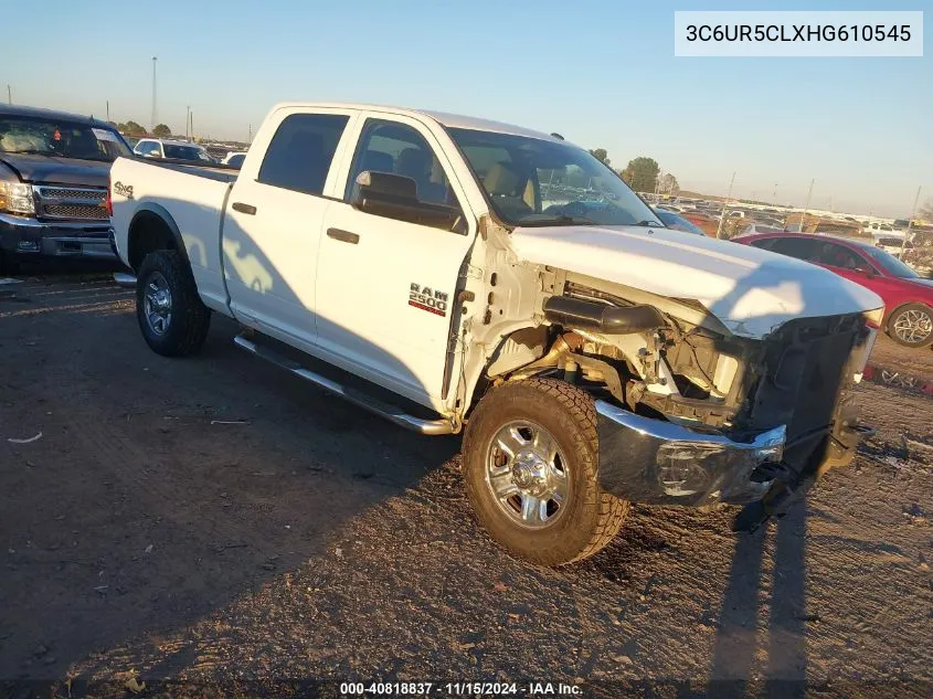 2017 Ram 2500 Tradesman 4X4 6'4 Box VIN: 3C6UR5CLXHG610545 Lot: 40818837