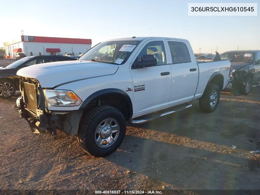 2017 Ram 2500 Tradesman 4X4 6'4 Box VIN: 3C6UR5CLXHG610545 Lot: 40818837